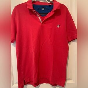 Robert Graham pink polo. Large